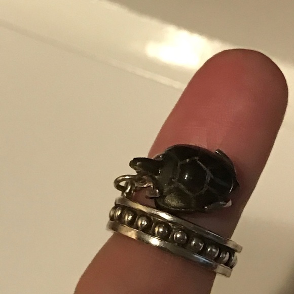 Taxco Turtle Ring. - Picture 3 of 6